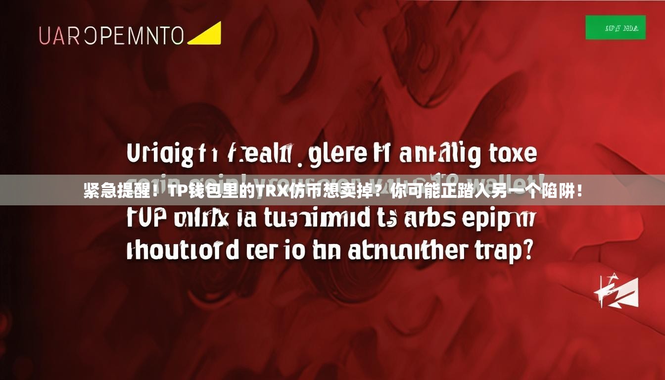 紧急提醒！TP钱包里的TRX仿币想卖掉？你可能正踏入另一个陷阱！