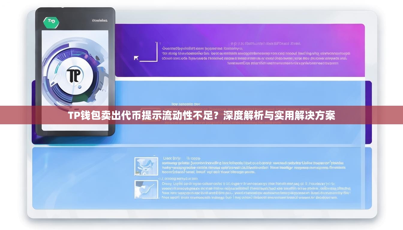 TP钱包卖出代币提示流动性不足？深度解析与实用解决方案