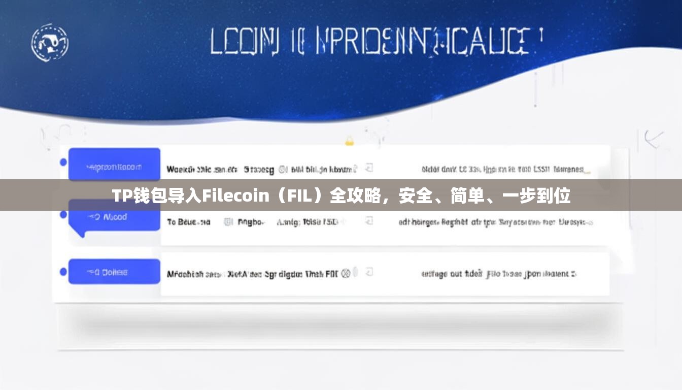 TP钱包导入Filecoin（FIL）全攻略，安全、简单、一步到位