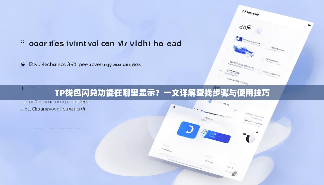 TP钱包闪兑功能在哪里显示？一文详解查找步骤与使用技巧
